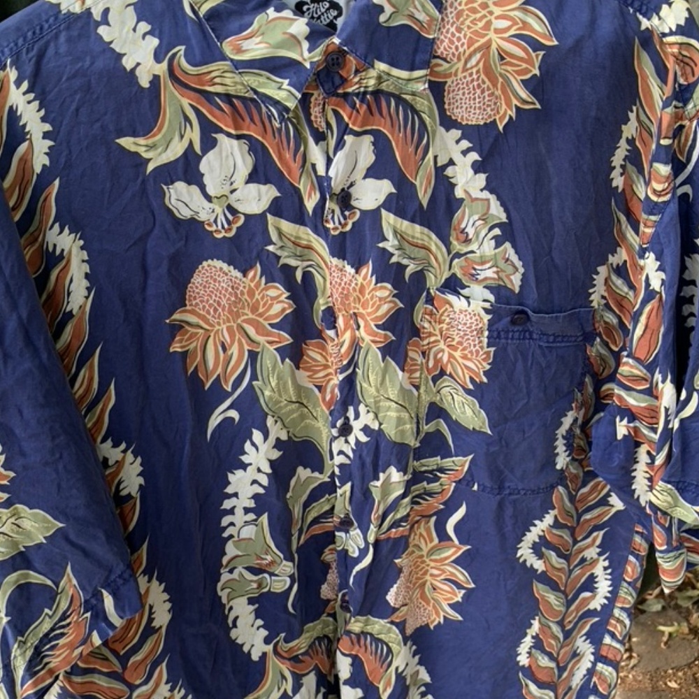 Hilo Hattie 100% Silk Shirt